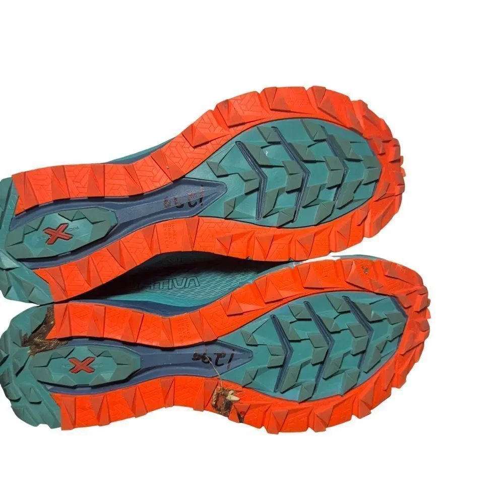 La Sportiva Blue and Orange Trail Running women’s size 7 Gore Tex jackal 2